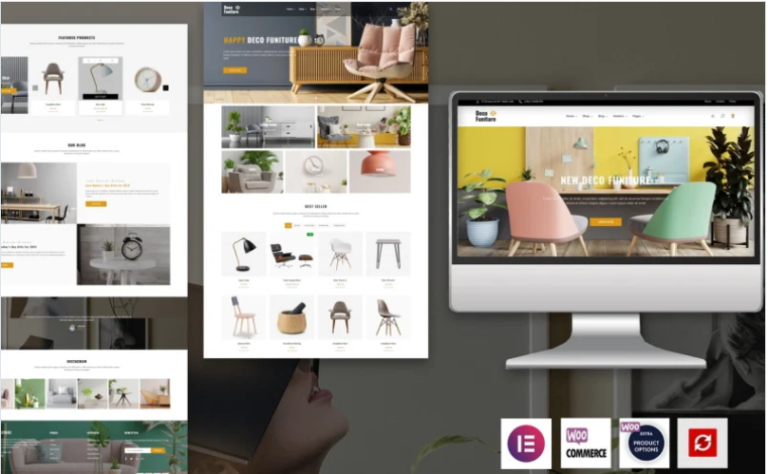 Deco Furniture  The Elementor Decorate Furniture WordPress theme