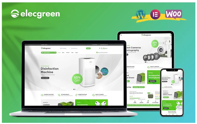 Elecgreen  Electronic Multipurpose WooCommerce Theme