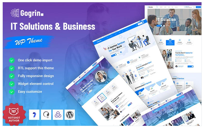 Gogrin  IT Solutions & Business Service WordPress Theme