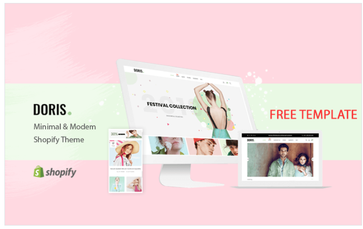 Doris  FREE Responsive Shopify Template