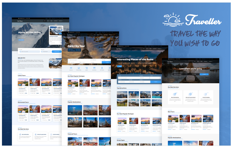 Traveller – Tour & Travel WordPress Theme download