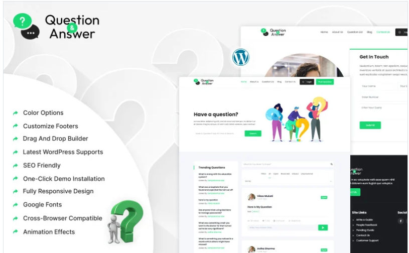 Q&A  Question & Answer WordPress Theme