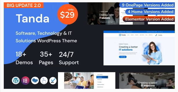 Tanda  IT Solutions WordPress