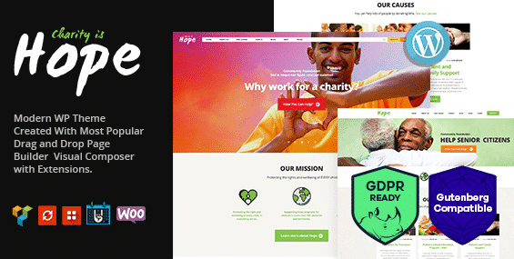 Hope  Non-Profit, Charity & Donations WP Theme 2.2.4