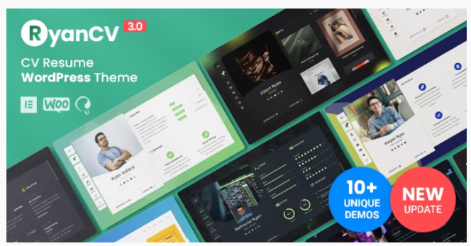 RyanCV  Resume WordPress Theme 3.3.1